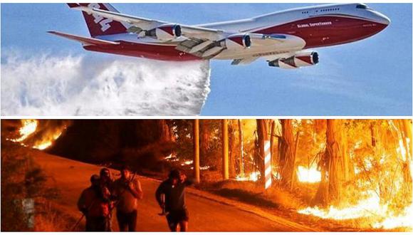 Chile: Aeronave cisterna más grande del mundo llega para controlar incendios forestales