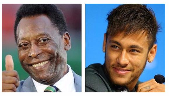 ​Pelé y su mensaje de felicitación para Neymar por su fichaje en el PSG [FOTO]