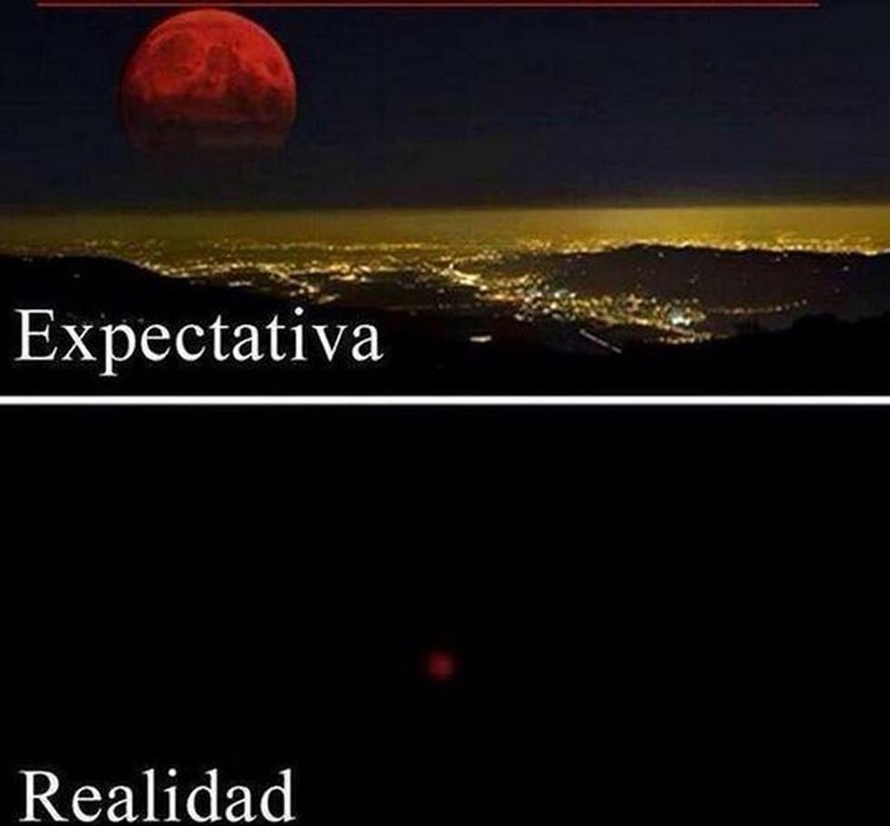 MEMES: Las mejores imágenes tras el fenómeno de la "luna roja"