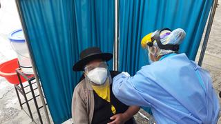 Huancavelica: Comienza la aplicación de la segunda dosis contra el coronavirus a mayores de 60 años