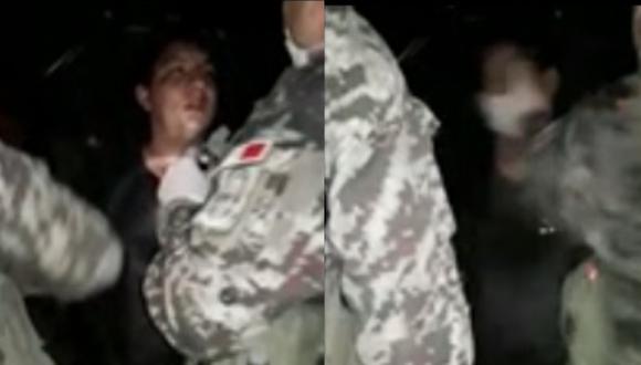 Separan a capitán del Ejército por agredir a ciudadano que no respetó inmovilización social (Foto: captura video Facebook)