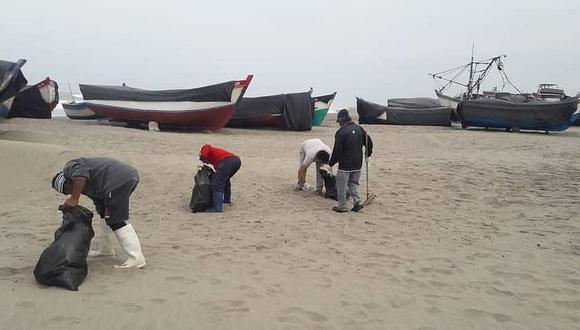 Recogen una tonelada de basura en tres playas de Chiclayo
