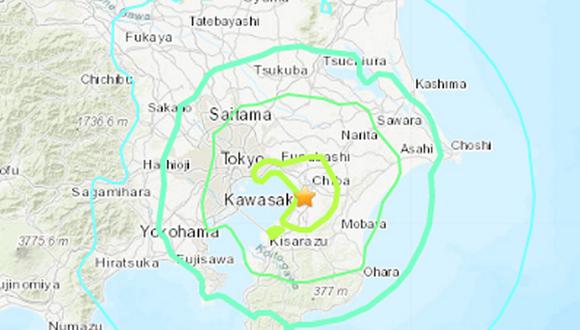 Reportan terremoto en Japón. (Foto: USGS)