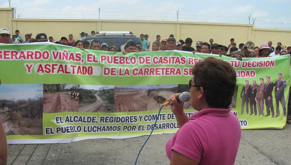Pobladores de Casitas piden asfaltado de carretera Bocapán - La Choza