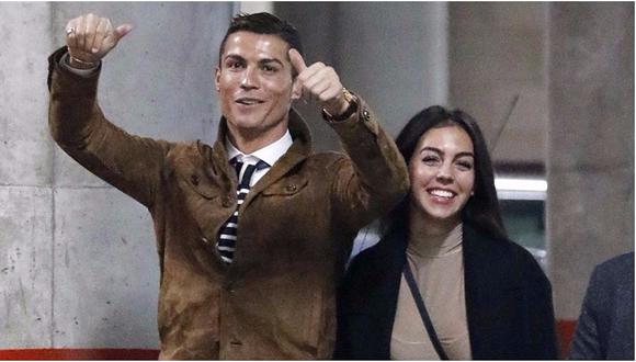 ​Cristiano Ronaldo confirma embarazo de su novia Georgina Rodríguez