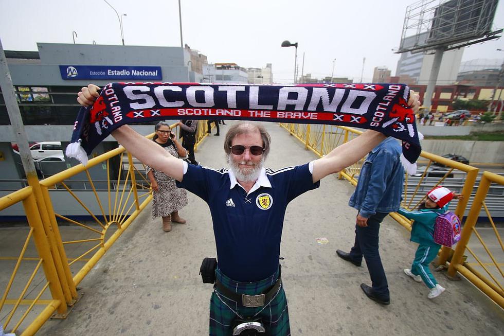 Perú vs Escocia: Hinchas viven verdadera fiesta en la previa del partido (FOTOS)