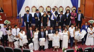Tacna: Veinte parejas se dan el “sí” en primera boda comunitaria