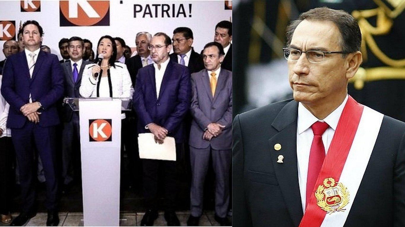 Fuerza Popular envía carta para solicitar reunión con Martín Vizcarra 