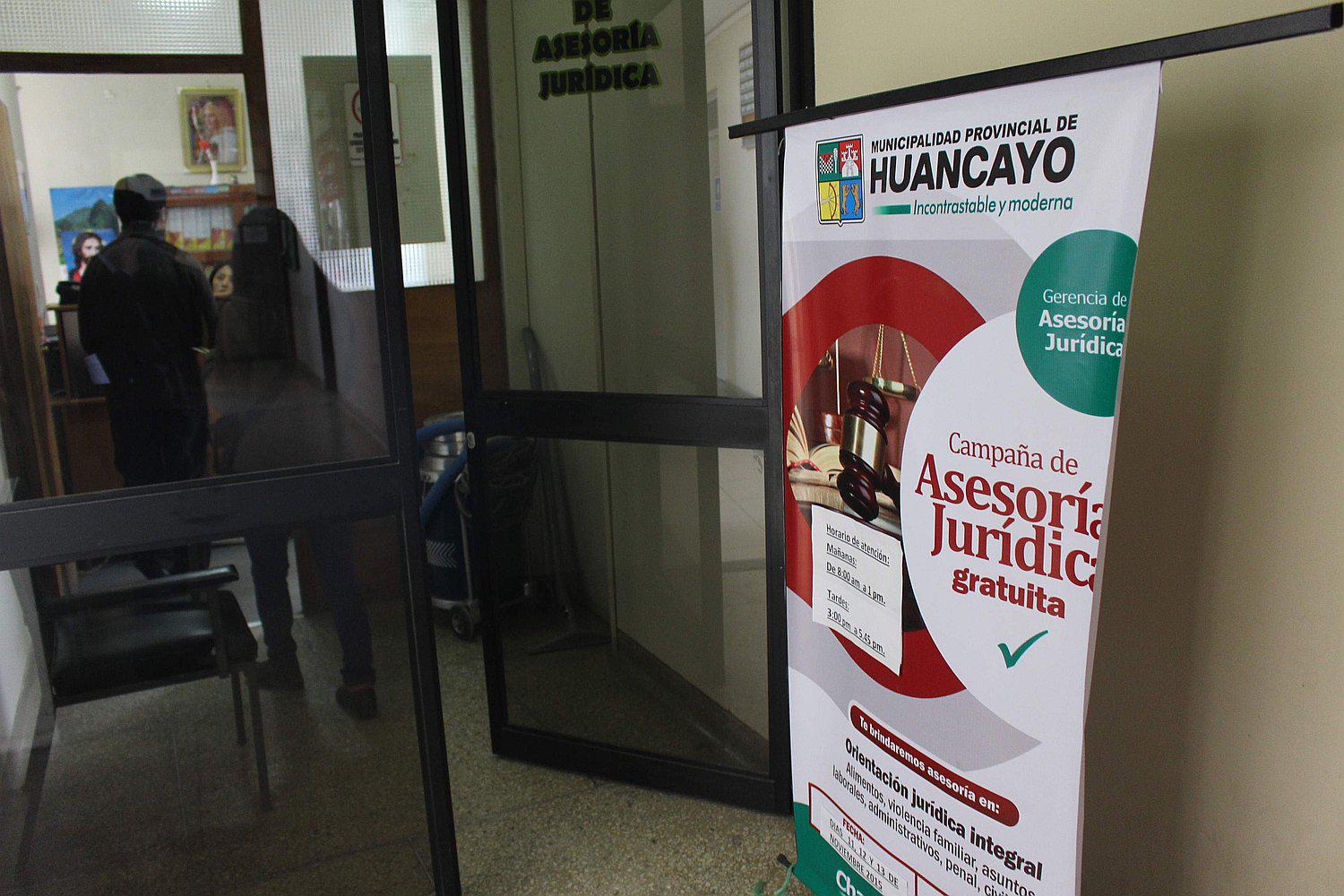Abogados municipales brindarán asesoría legal y jurídica gratuita