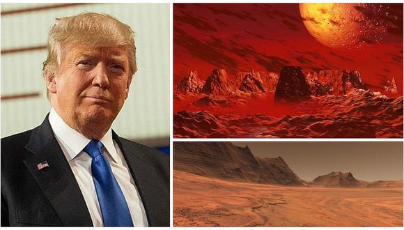 Donald Trump y la NASA coinciden en objetivo: Llegar a Marte