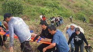 Familia cae a abismo en Pillao