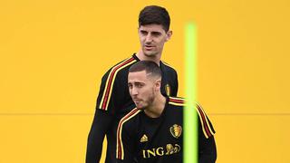 Rumores de pelea interna en Bélgica: Hazard y Courtois aseguran que solo hubo una conversación