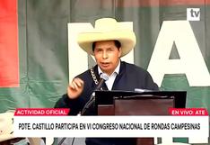 Pedro Castillo durante evento: “Tengo que sacarme el sombrero de noche, ¿sino cómo voy a dormir?” (VIDEO)