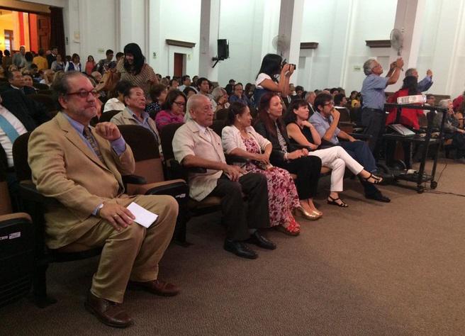 Padres de Ollanta Humala asisten a homenaje de intelectuales