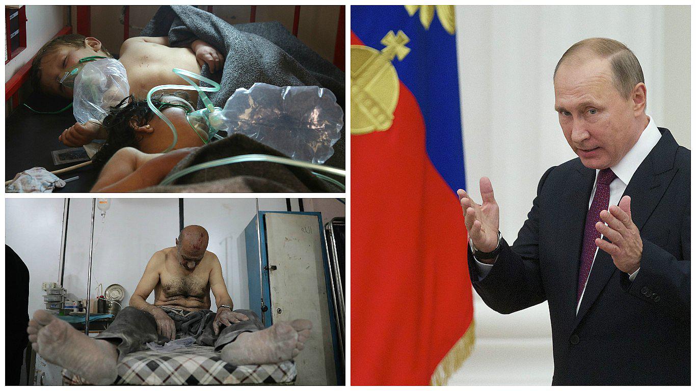 Siria: Vladimir Putin pide una investigación internacional sobre ataque químico