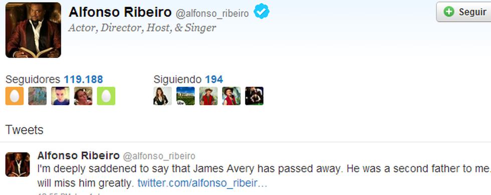 Alfonso Ribeiro recuerda al tío Phil como un gran bailarín y un buen padre
