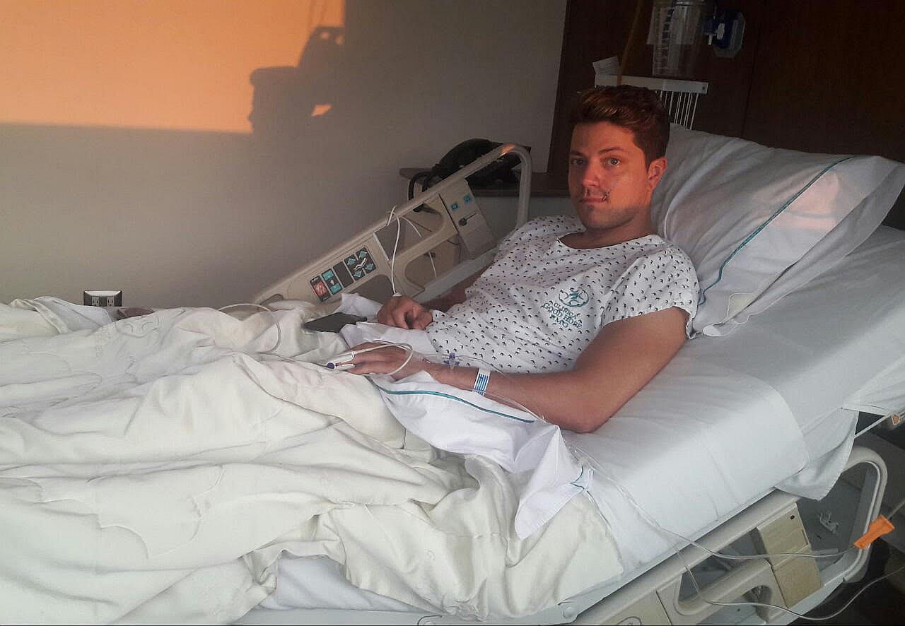 Utopía: Francisco Bass, actor argentino se lesionó tras rodaje de película (FOTO)