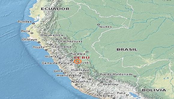 Temblor de 4.3 se presentó en Pozuzo