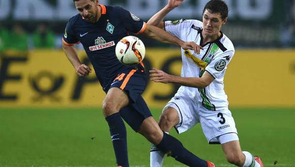 Con gol de Claudio Pizarro Werder Bremen venció al Borussia Mönchengladbach