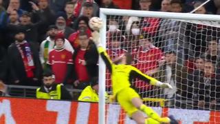 David de Gea y su gran atajada a De Paul en el Manchester United vs. Atlético de Madrid