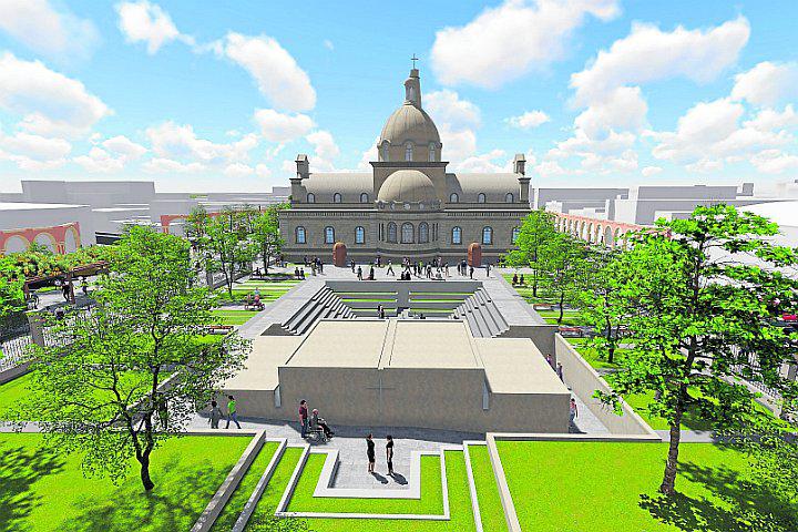 Así se reconstruirá el Templo de Luren