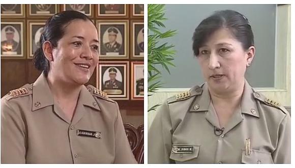 Dos mujeres se convertirán en las primeras coroneles del Ejército Peruano 