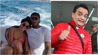 Jorge Benavides parodia paseo en yate de Jefferson Farfán e Ivana Yturbe (FOTO)