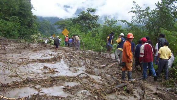 Huaico afecta 5 viviendas en San Marcos de Rocchac
