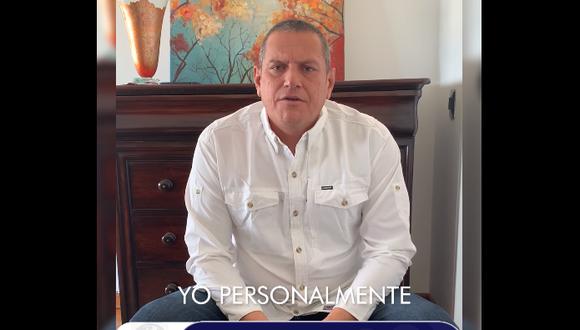 Guillermo Miranda se pronunció a través de un video publicado en Facebook. (Foto: Captura Digital TV Noticias)