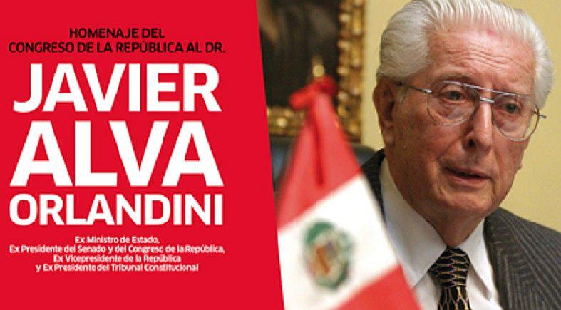 Congreso ​rendirá homenaje a Javier Alva 0rlandini