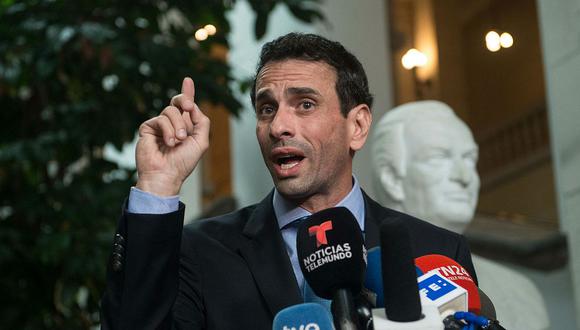 Henrique Capriles: "El golpe de Estado sigue"