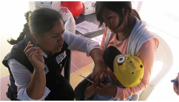 Huancayo: 45 mil 500 niños serán inmunizados contra el sarampión y la rubeola