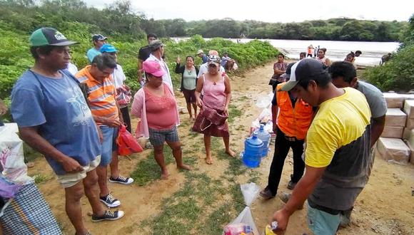 La ayuda humanitaria fue llevada al centro poblado Averías y en las próximas horas se estaría repartiendo a otros pueblos aislados a través de un puente aéreo
