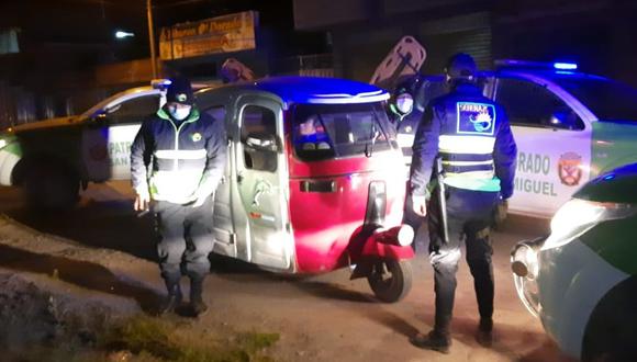 Los implicados fueron detenidos en la esquina El Triunfo con jirón Orizabal. (Foto: Difusión)