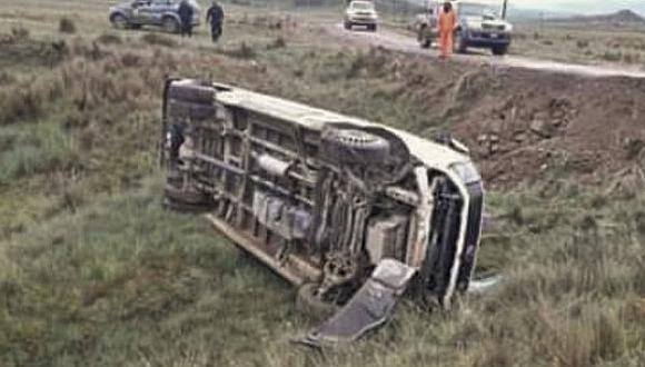 Accidente de tránsito en la vía Putina -Muñani deja cuatro heridos