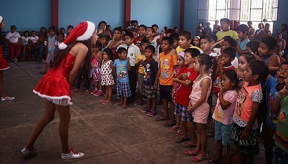Miles de niños de asentamientos humanos, centros poblados y distritos de Paita recibieron juguetes