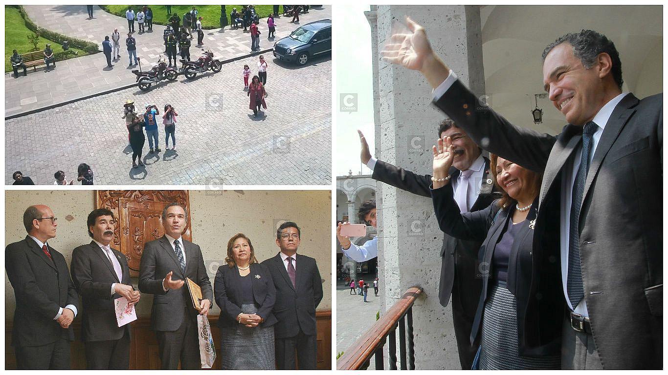 ​Salvador del Solar: Gritan "Pantaleón" al Ministro de Cultura durante evento en Arequipa