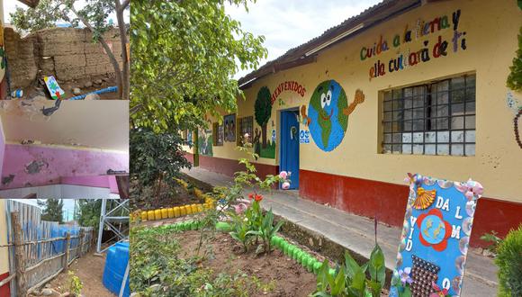 La infraestructura de un centro educativo se desmorona y atenta contra la integridad física de cientos de escolares, en Huánuco.