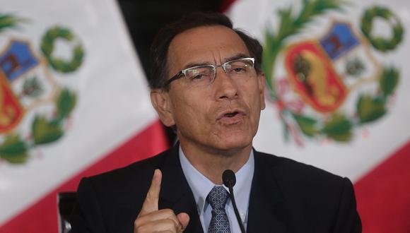 Martín Vizcarra: "Han hablado irresponsablemente de golpe de Estado"