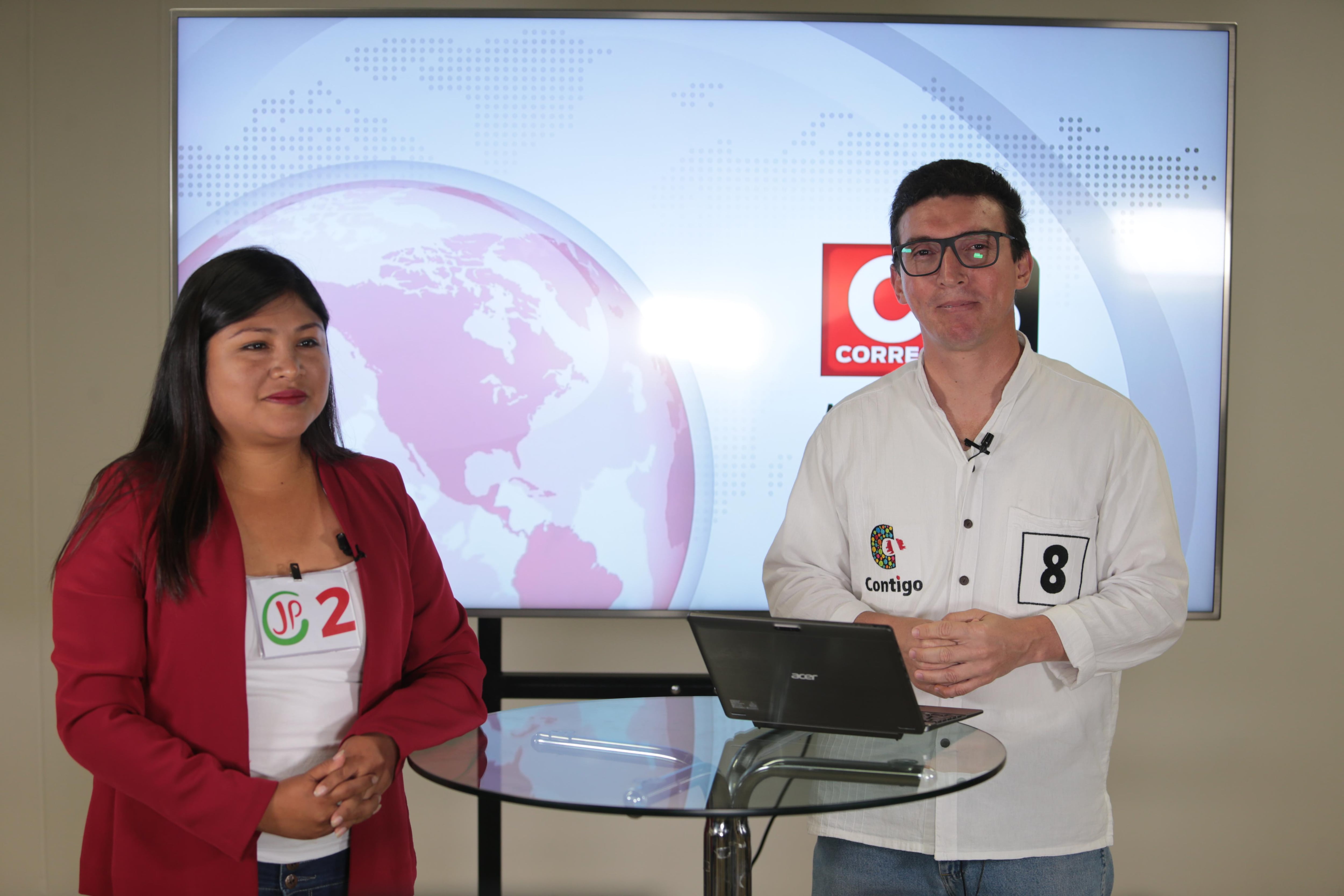 Justo Balmaceda, aspirante al Legislativo con el número '8' por Contigo, señaló que sus propuestas giran en torno “a la vida, la familia y la educación" / Foto: Giuliano Buiklece