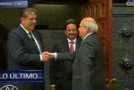 Rivales históricos: Pedro Cateriano y Alan García se reunieron (Video)