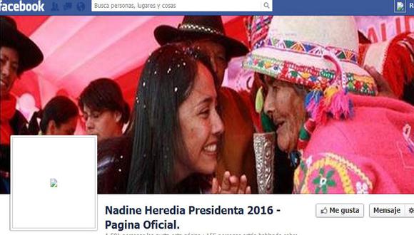 Debate en página de Facebook sobre supuesta candidatura de Nadine