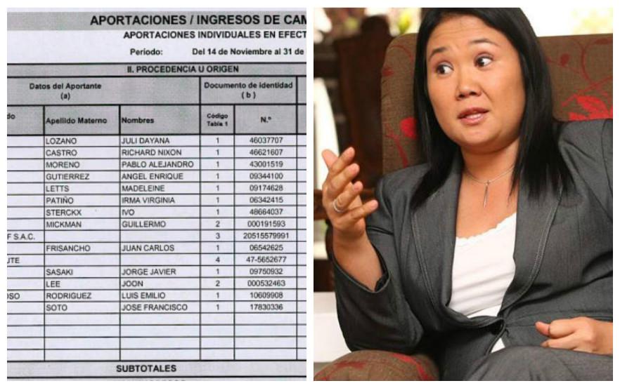 ​Keiko Fujimori tenía S/. 2.5 millones guardados para elecciones 2016