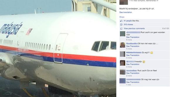 Malaysia Airlines: Pasajero hizo broma sobre accidente antes de subir al avión