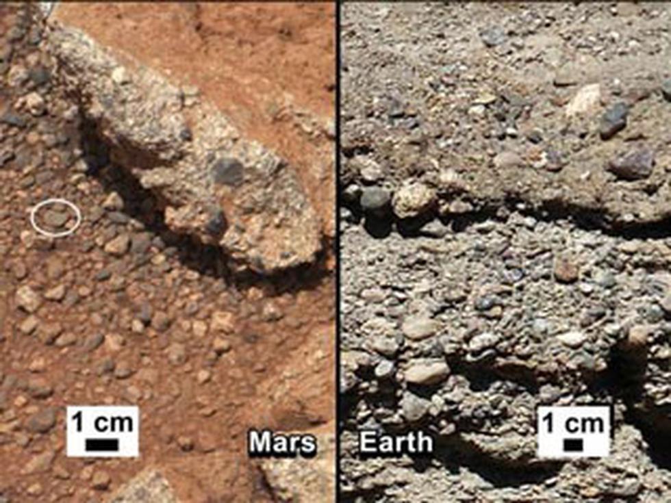 Explorador Curiosity evidencia que en Marte hubo corrientes de agua