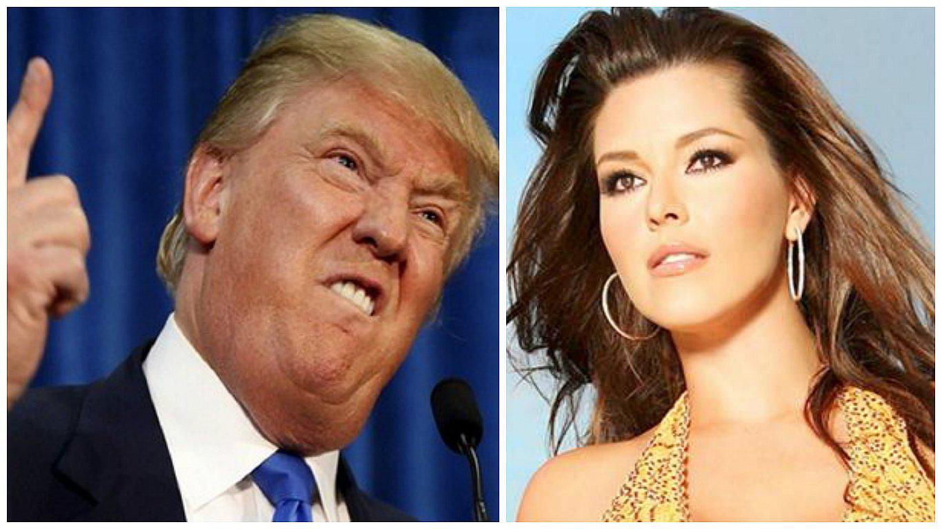 Donald ​Trump evoca pasado de ex Miss Universo en contraataque a Clinton