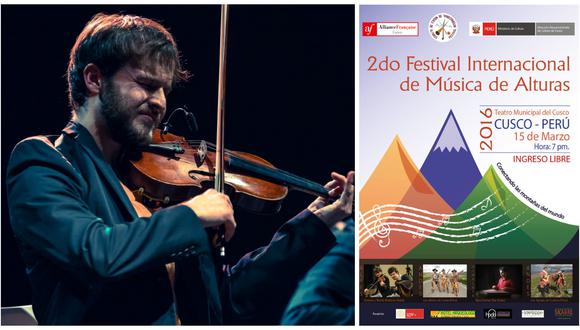 Cusco: Festival 'Música de Alturas', junta a músicos de Italia, India y Perú