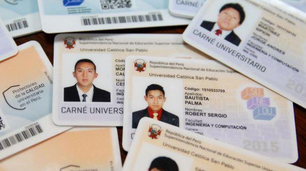 Carnet universitario: amplían su vigencia hasta abril del 2016