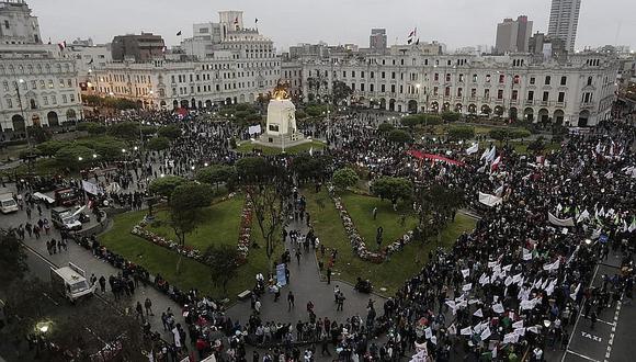 Municipalidad de ​Lima prohíbe marchas en la Plaza San Martín