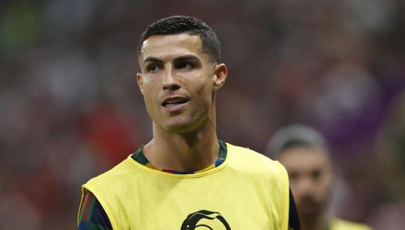 Cristiano Ronaldo buscó al DT de Portugal para preguntar sobre su suplencia en Qatar 2022. (Foto: EFE)